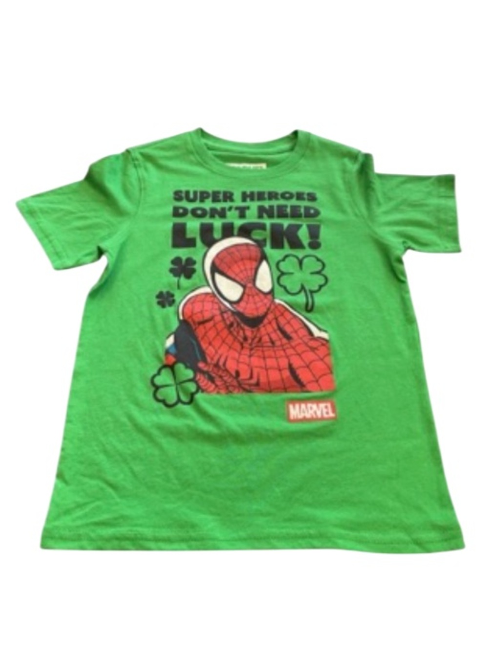 Boys Sz 8 Spider-Man St Paddy’s Tee